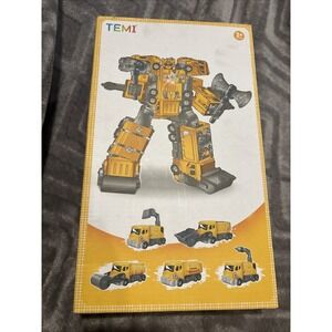 Temi 5 in 1 Transforming Robot Toy Boy Gift age 3 &‎ up